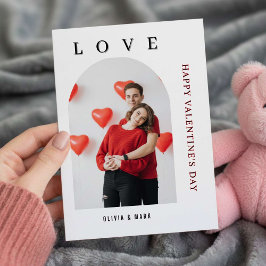 Happy Valentine’s Day Custom Photo Collage シーズンカード