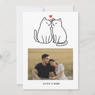 Happy Valentine’s Day Custom Photo Collage Holiday シーズンカード