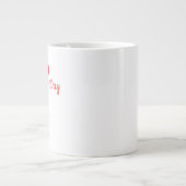 Happy Valentine’s Day Cute Love Mug ジャンボコーヒーマグカップ (正面)