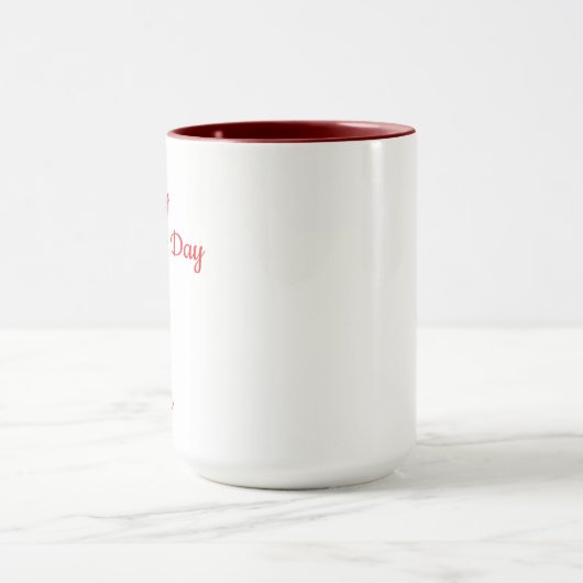 Happy Valentine’s Day Cute Love Mug マグカップ (中央)