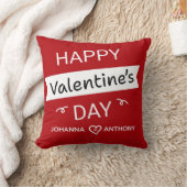 Happy Valentine’s Day – Cute Valentine Love Custom クッション (ブランケット)