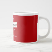 Happy Valentine’s Day – Cute Valentine Love Custom ジャンボコーヒーマグカップ (右)