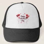 Happy Valentine’s Day Elegant Hat キャップ (正面)