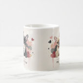Happy Valentine’s Day French Bulldog Mug – Cute コーヒーマグカップ (中央)