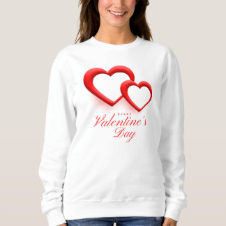 Happy Valentine’s Day Heart Love Design-23540 スウェットシャツ