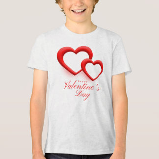 Happy Valentine’s Day Heart Love Design-23540 トライブレンドＴシャツ