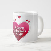 Happy Valentine’s Day Heart Mug ジャンボコーヒーマグカップ (正面右)