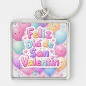 “Happy Valentine’s Day” Keychain – Romantic Gift キーホルダー (正面)