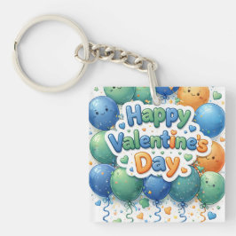 Happy Valentine’s Day Keychain | Romantic Love Key キーホルダー