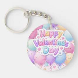 Happy Valentine’s Day Keychain | Romantic Love Key キーホルダー