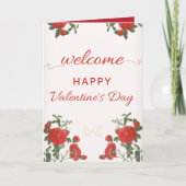 Happy Valentine’s Day Love Card – Sweet Romantic カード (正面)