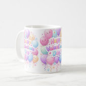 Happy Valentine’s Day Mug – Cute Love Gift コーヒーマグカップ (正面左)