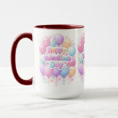 Happy Valentine’s Day Mug – Cute Love Gift マグカップ (左)