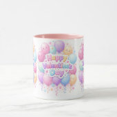 Happy Valentine’s Day Mug – Cute Love Gift マグカップ (中央)