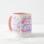 Happy Valentine’s Day Mug – Cute Love Gift マグカップ (正面左)