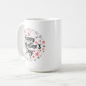 Happy Valentine’s Day Mug Gift for Girlfriend コーヒーマグカップ (正面左)