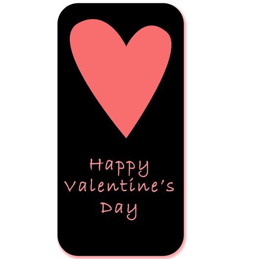 Happy Valentine’s Day Mug | Pink Heart Design マグカップ