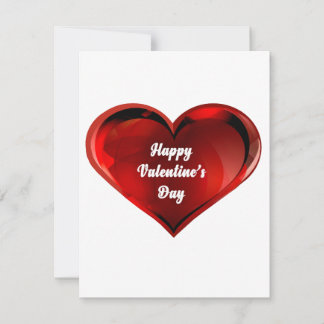 Happy Valentine’s Day Note Card ノートカード