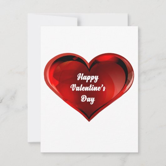 Happy Valentine’s Day Note Card ノートカード (正面)