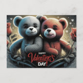 Happy Valentine’s Day Ourson -2 ポストカード (正面)