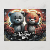 Happy Valentine’s Day Ourson -3 ポストカード (正面)