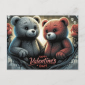 Happy Valentine’s Day Ourson -4 ポストカード (正面)