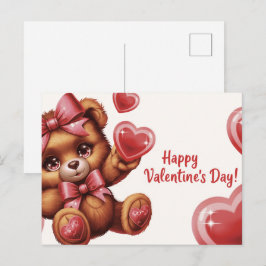Happy Valentine’s Day Ourson -6 ポストカード