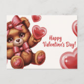 Happy Valentine’s Day Ourson -6 ポストカード (正面)