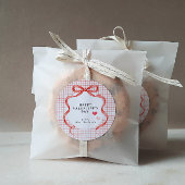 Happy Valentine’s Day Personalized Teacher Sticker ラウンドシール