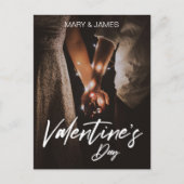 Happy Valentine’s Day Photo Romantic シーズンポストカード (正面)