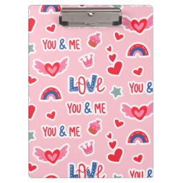 Happy Valentine’s Day Red Heart Art Romantic Lover クリップボード