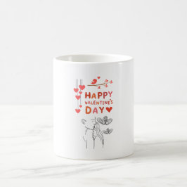 Happy Valentine’s Day – Romantic Couple コーヒーマグカップ