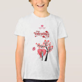 Happy Valentine’s Day – Romantic Couple トライブレンドTシャツ (正面)