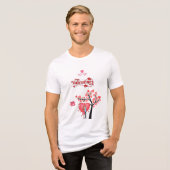 Happy Valentine’s Day – Romantic Couple  トライブレンドＴシャツ (正面全面)