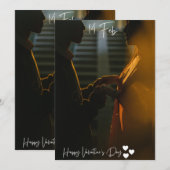 Happy Valentine’s Day – Romantic Love Greeting Car シーズンカード (正面/裏面)