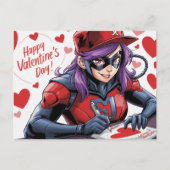 Happy Valentine’s Day Super-Héros ポストカード (正面)