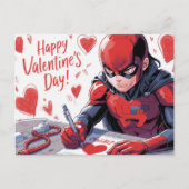 Happy Valentine’s Day Super-Héros -3 ポストカード (正面)