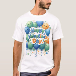 Happy Valentine’s Day T-Shirt | Romantic Love Shir Tシャツ