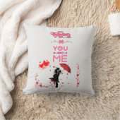 Happy Valentine’s Day – You and Me Romantic Love  クッション (ブランケット)