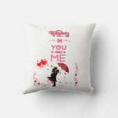 Happy Valentine’s Day – You and Me Romantic Love  クッション (裏面)