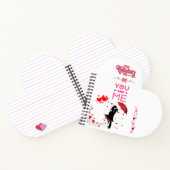 Happy Valentine’s Day – You and Me Romantic Love  ノートブック (内部)