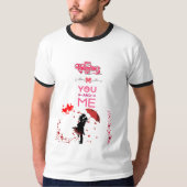 Happy Valentine’s Day – You and Me Romantic Love Tシャツ (正面)