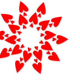 Happy Valentine’s Star Hearts Coffee Mug コーヒーマグカップ