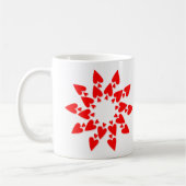 Happy Valentine’s Star Hearts Coffee Mug コーヒーマグカップ (左)