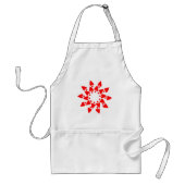 Happy Valentine’s Star Hearts Cooking Apron スタンダードエプロン (正面)