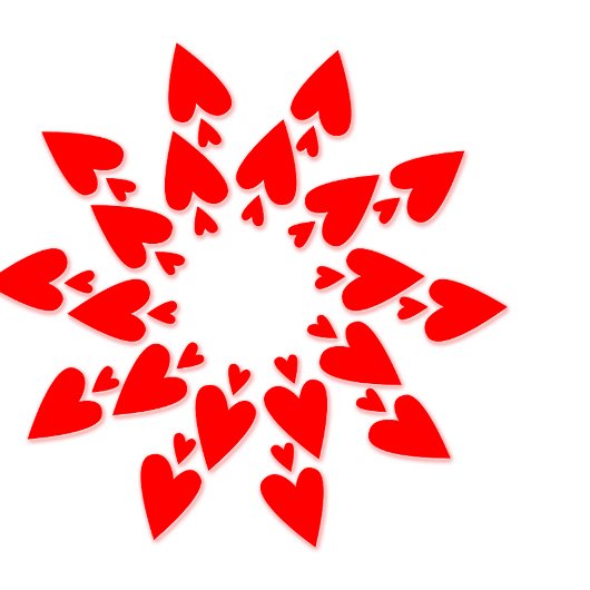 Happy Valentine’s Star Hearts Minimalist T-Shirt Tシャツ