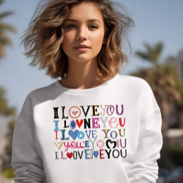 Happy ValentineDay Women Sweatshirt  スウェットシャツ
