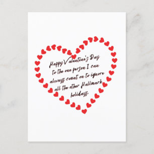 Happy Valentinesおもしろい Dayギフト引用文メッセージdyi ポストカード