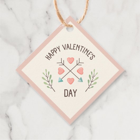 Happy Valentinesの日 – 矢印 フェイバータグ (裏面)