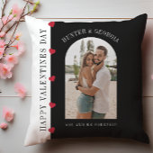 Happy Valentinesデーロマンチックモダンスタイリッシュな写真 クッション